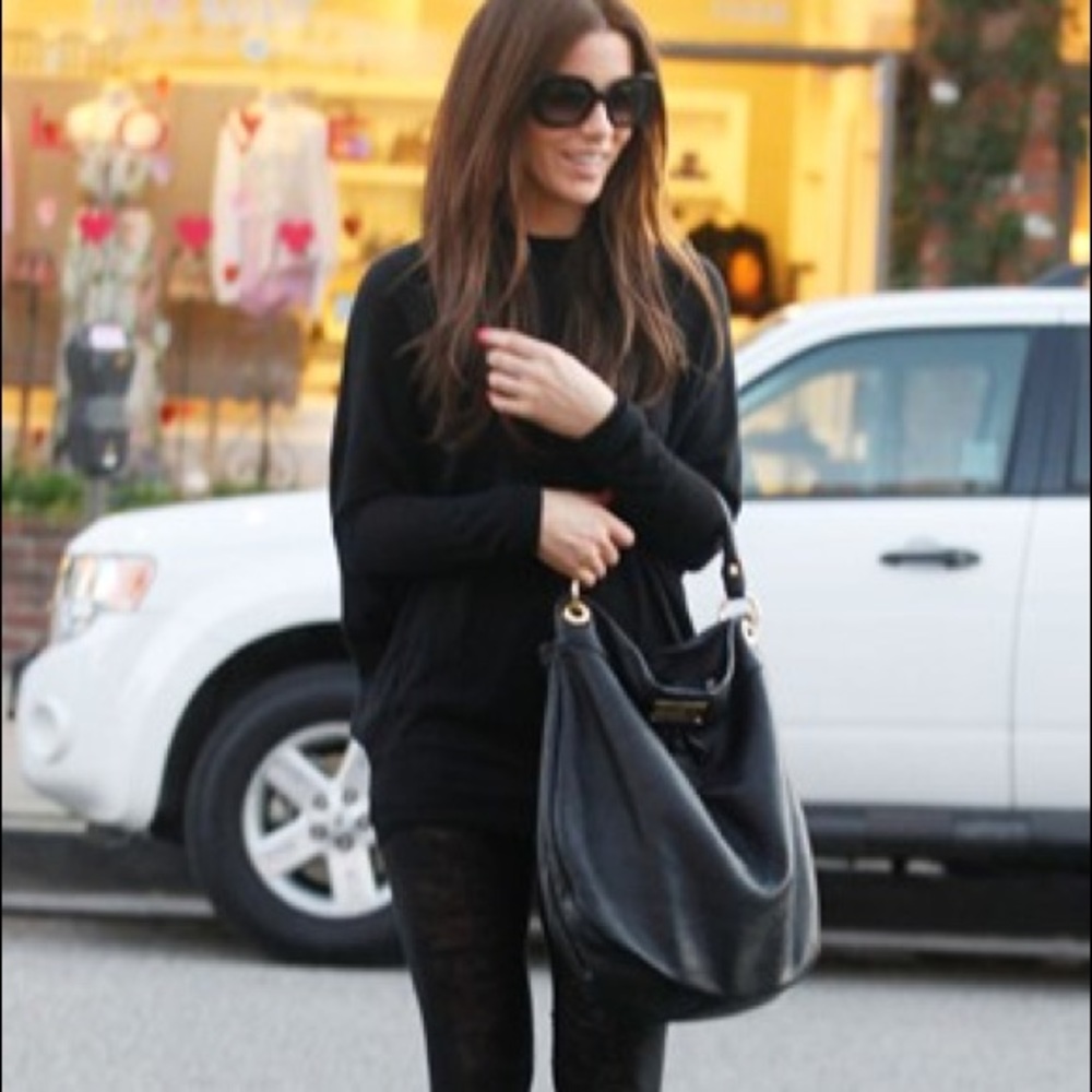 Marc by Marc Jacobs black leather Hillier bag hobo